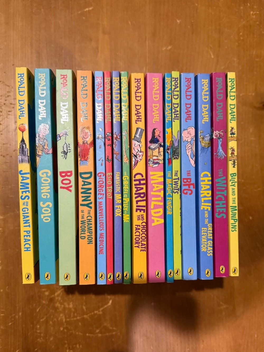 Roald Dahl 15-Book Complete Collection Paperback Set